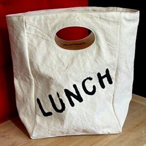 Lunch Bag - NEW - Organic Cotton w/ Poly Liner